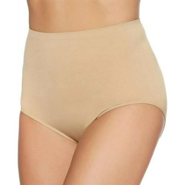 Rhonda Shear Cocoa Nude Seamless High Waist Panty Brief Panties New 510-668 
